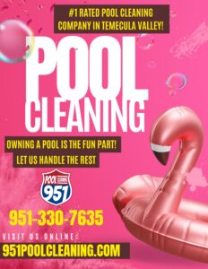 Pink Colorful Pool Party Flyer